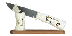 Нож Бивень (Резная кость)